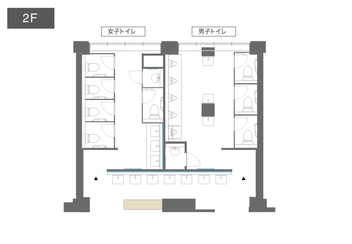 高山市立荘川さくら学園トイレデータ 2F